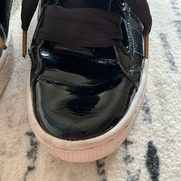 Puma Basket woman’s black runners size 9 - Picture 4 of 13